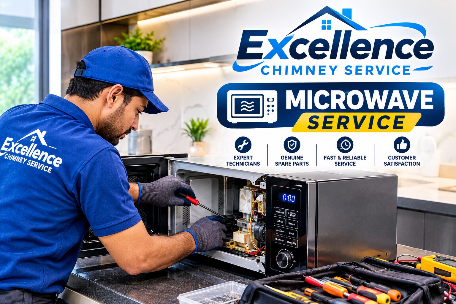 Microwave repair service