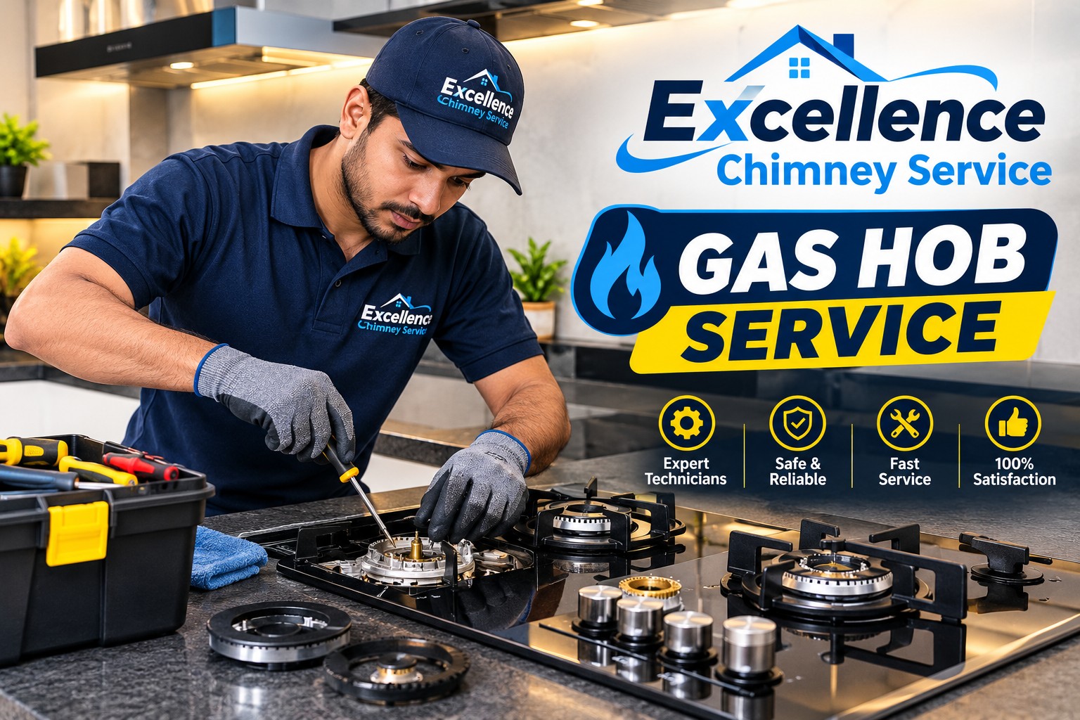 Gas hob repair service