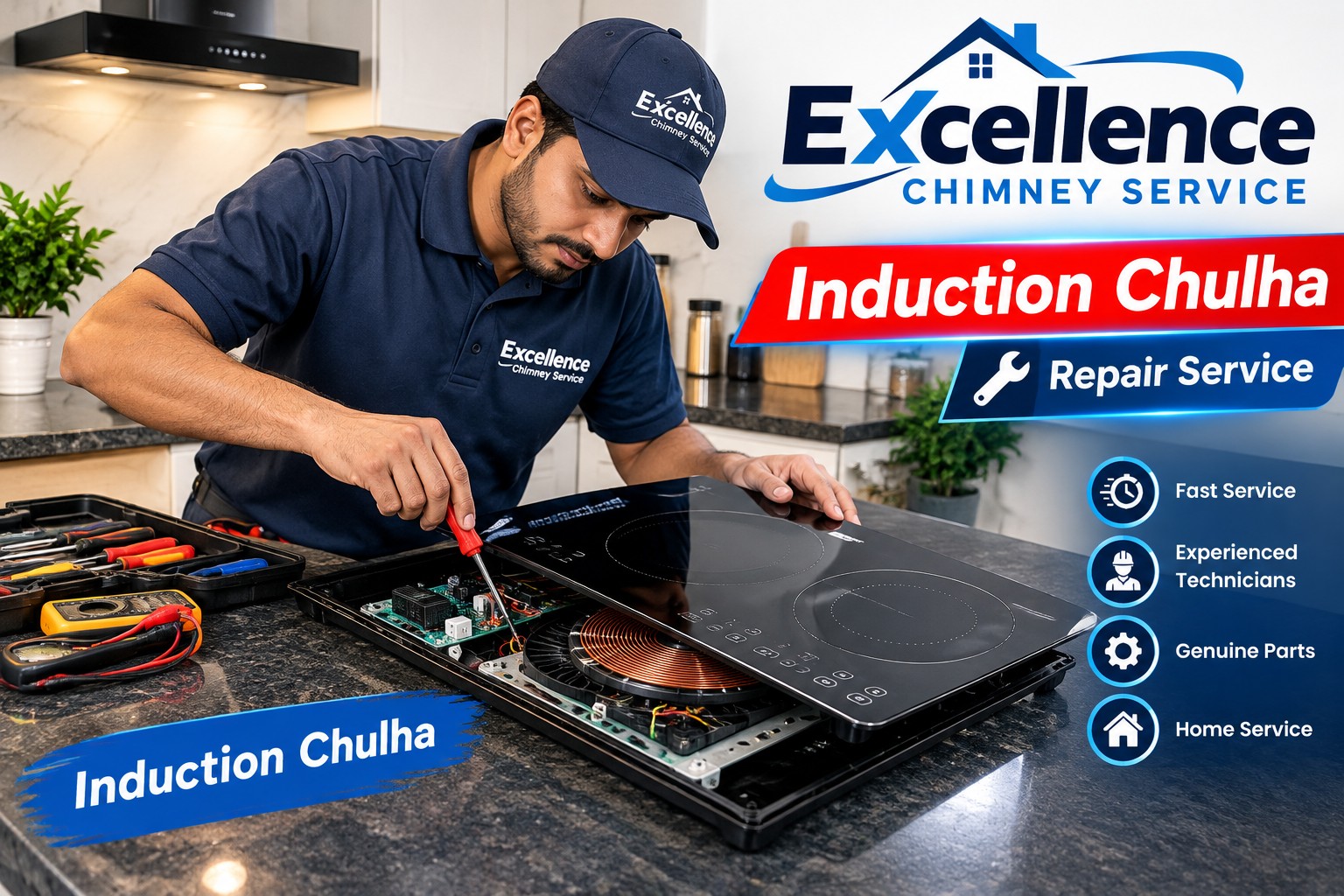 Induction chulha repair