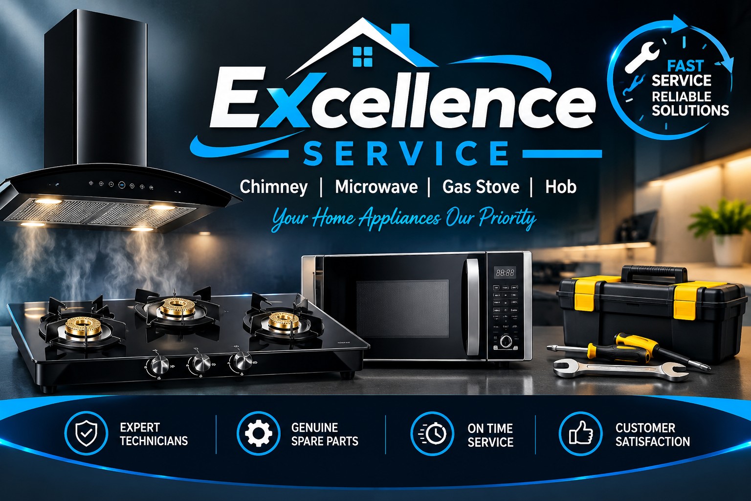 Kitchen appliance home service